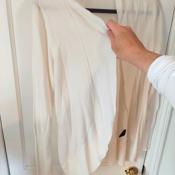 Ivory Open Front Cardigan - Picture 2 of 5